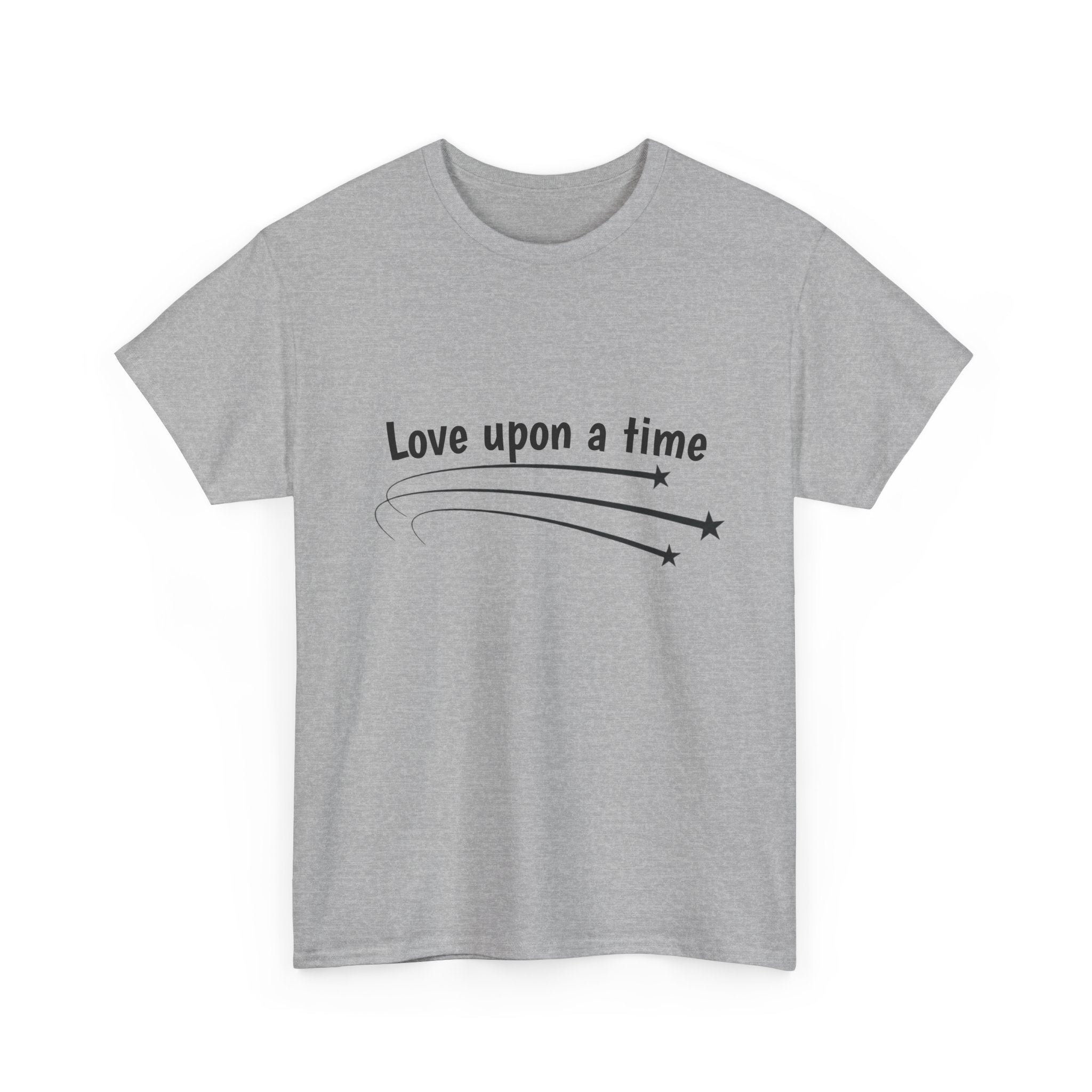 Love Upon a Time Shooting Stars t-shirt in sport grey — Thai BL NetJJ and LatteKim series fan merch