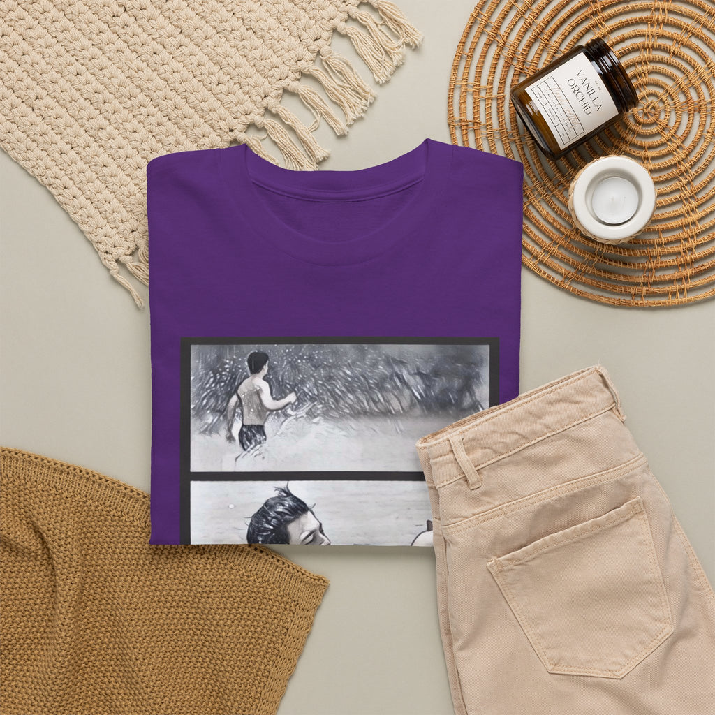 PondPhuwin 'Me and Thee' Thee & Peach three-panel scene t-shirt — Thai BL fan merch