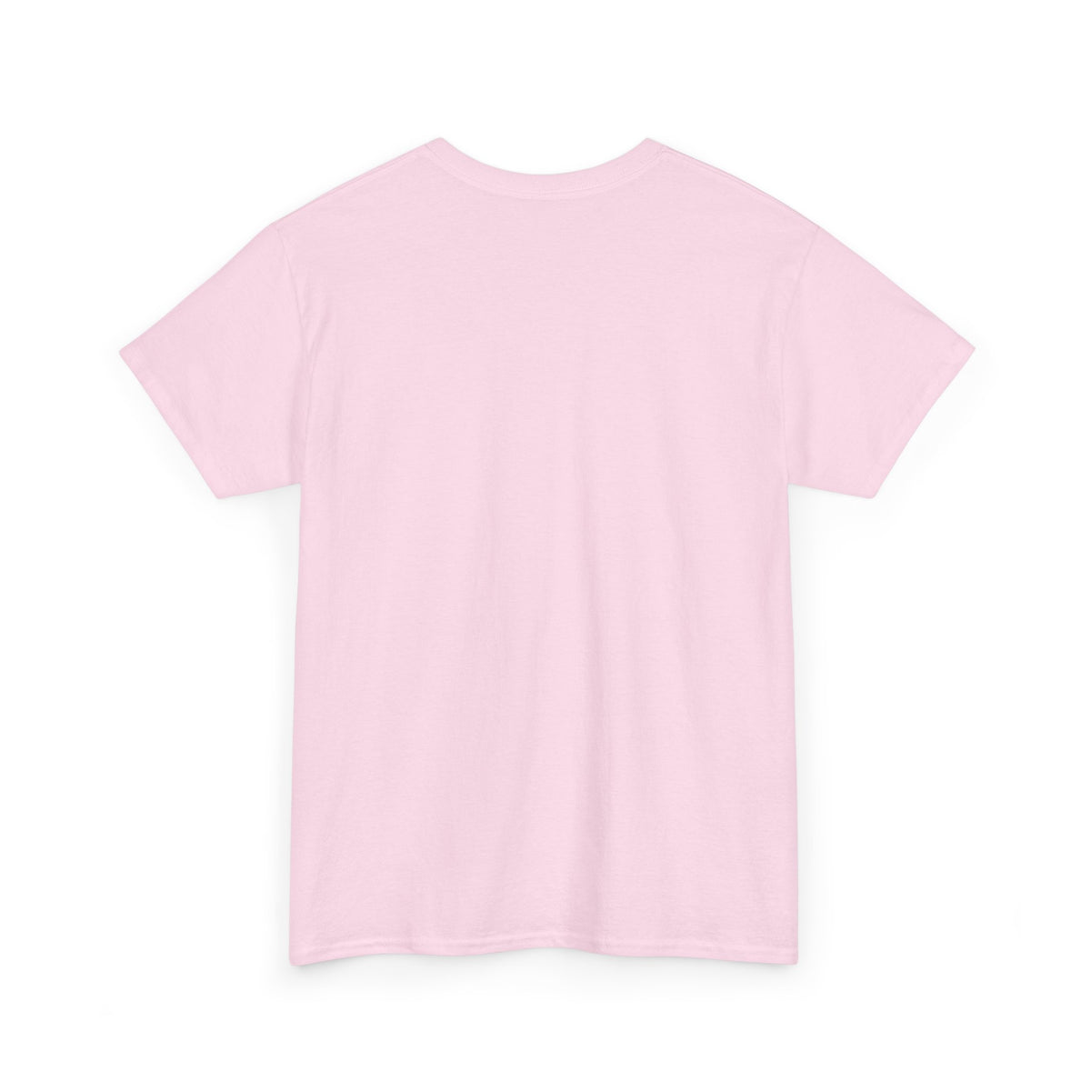 Light Pink colour option – blank front of the Duang With You TeeteePor unisex cotton tee