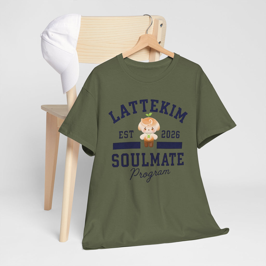 LatteKim Soulmate Program Varsity T-Shirt