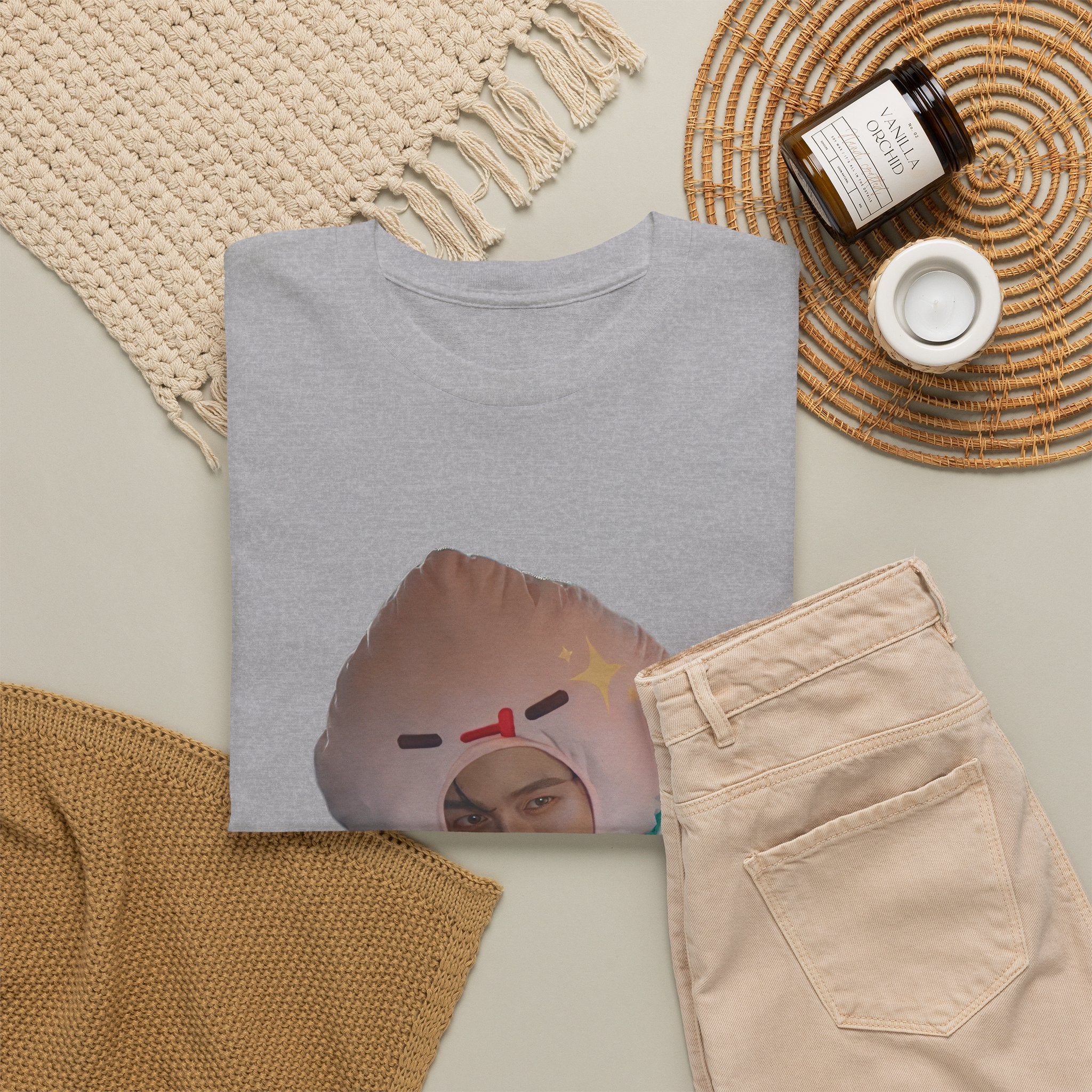 Pond as Thee 'Theerakit K. Lee' t-shirt in sport grey — PondPhuwin 'Me and Thee' fan merch