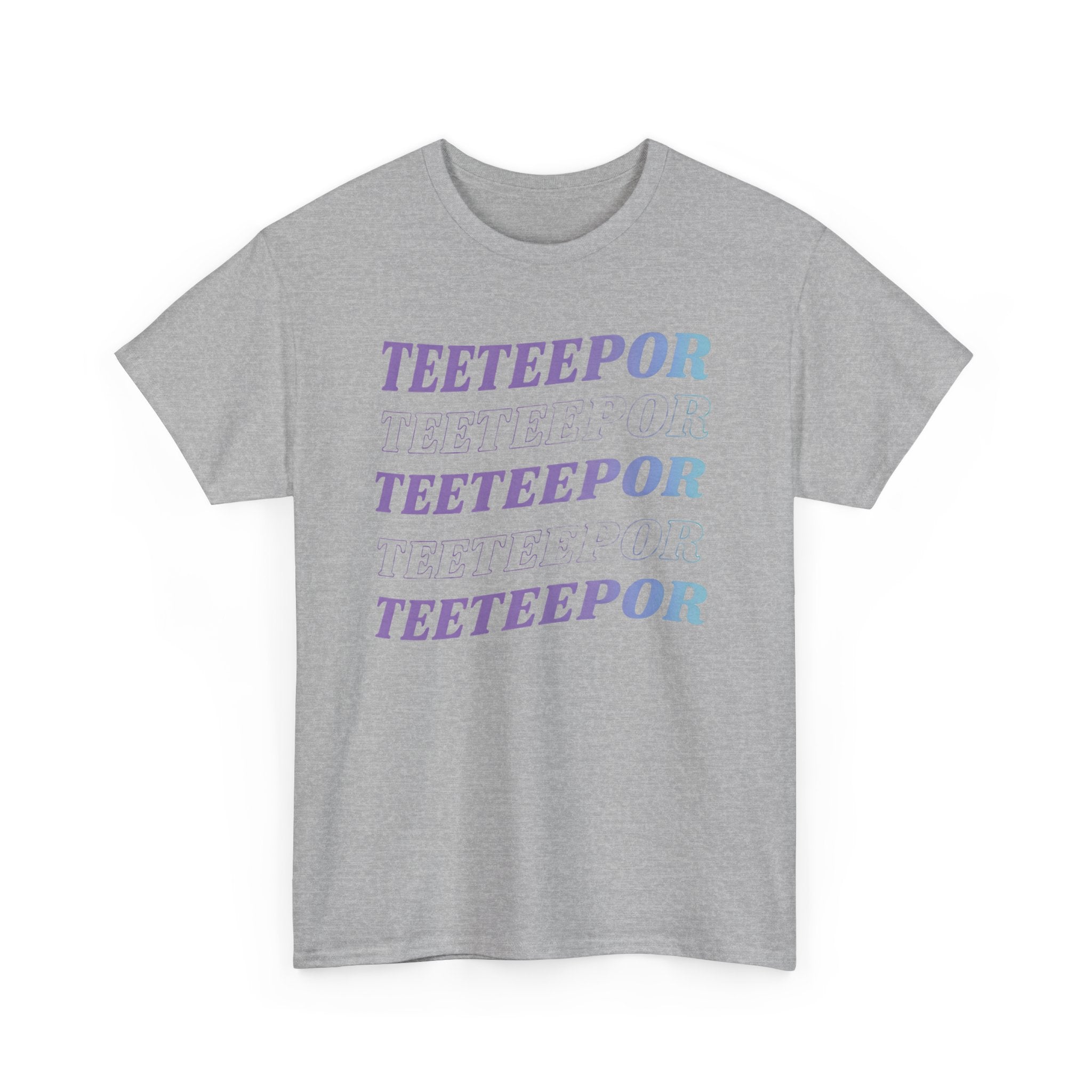 TeeteePor retro gradient t-shirt in sport grey — Thai BL Duang With You fan merch, Domundi ship tee