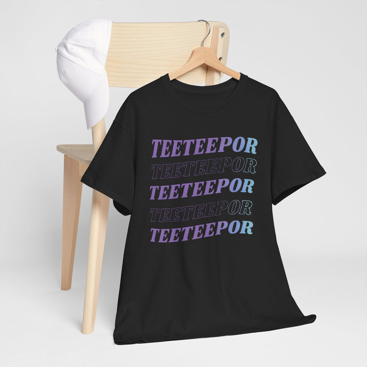 TeeteePor retro gradient t-shirt — Thai BL Duang With You fan merch, Domundi ship tee