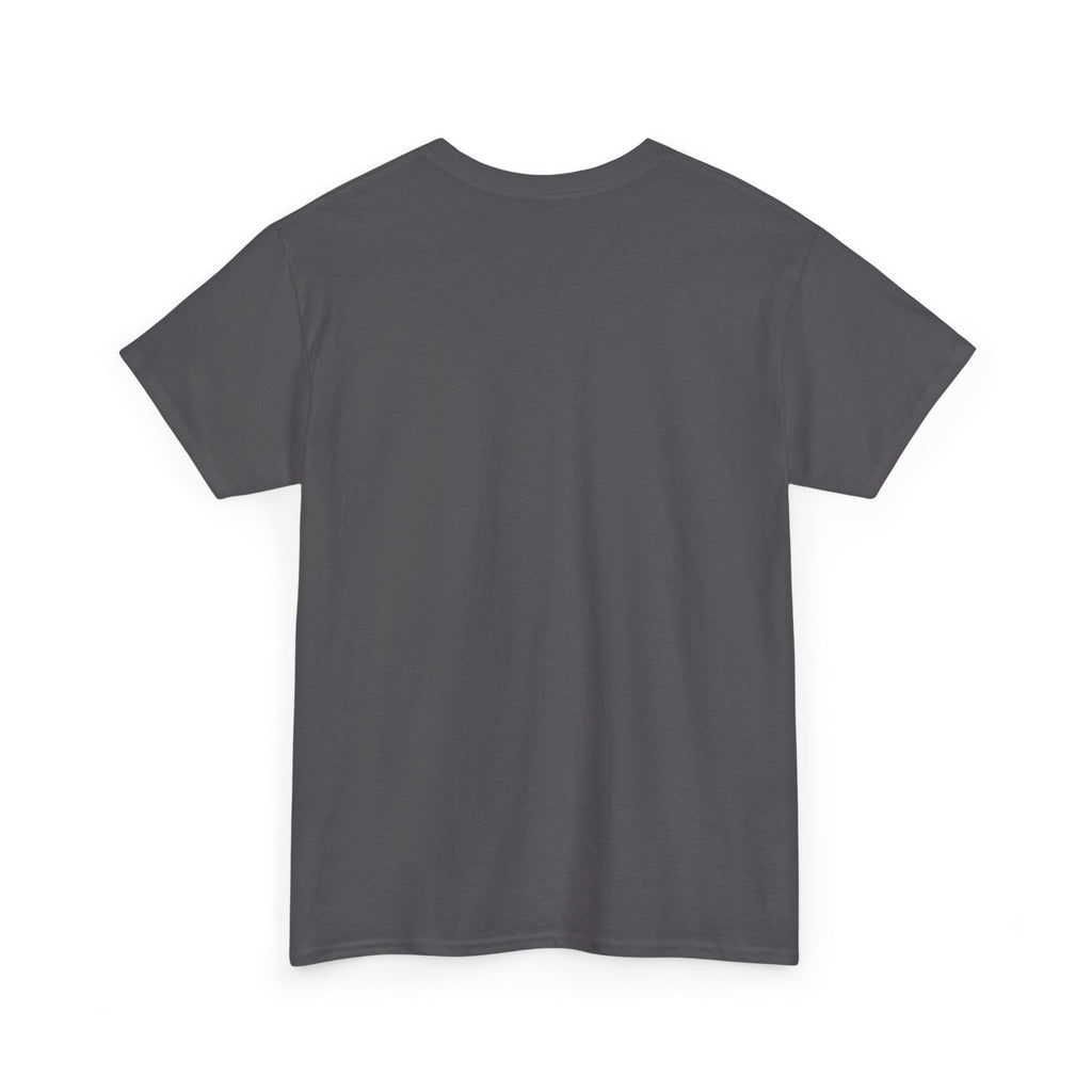 Charcoal TeeteePor graffiti t-shirt styled flat with chinos and coffee — Duang With You Thai BL fan merch