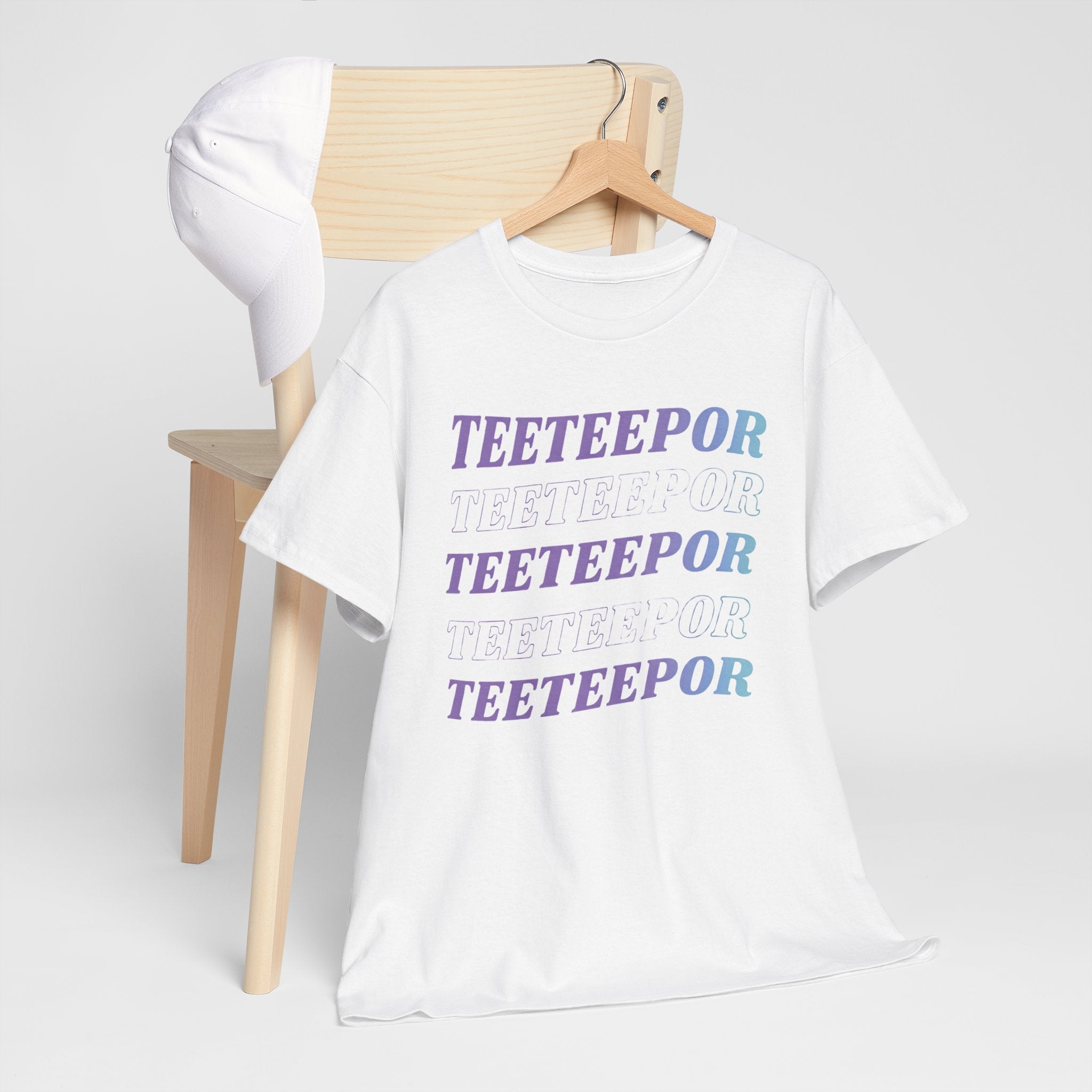 TeeteePor retro gradient t-shirt — Thai BL Duang With You fan merch, Domundi ship tee