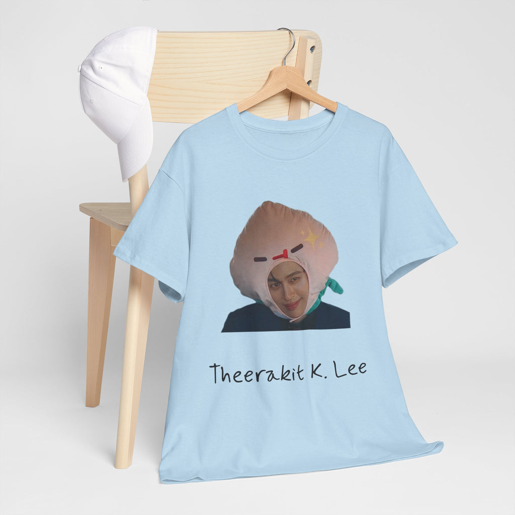 Pond as Thee 'Theerakit K. Lee' t-shirt in light blue — PondPhuwin 'Me and Thee' fan merch