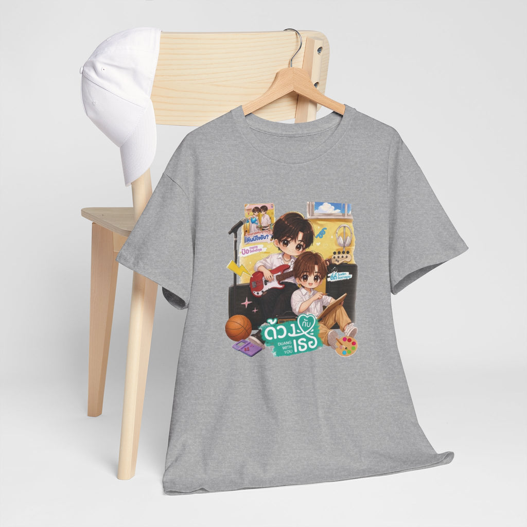Sport Grey Duang With You TeeteePor series tee on a wooden hanger