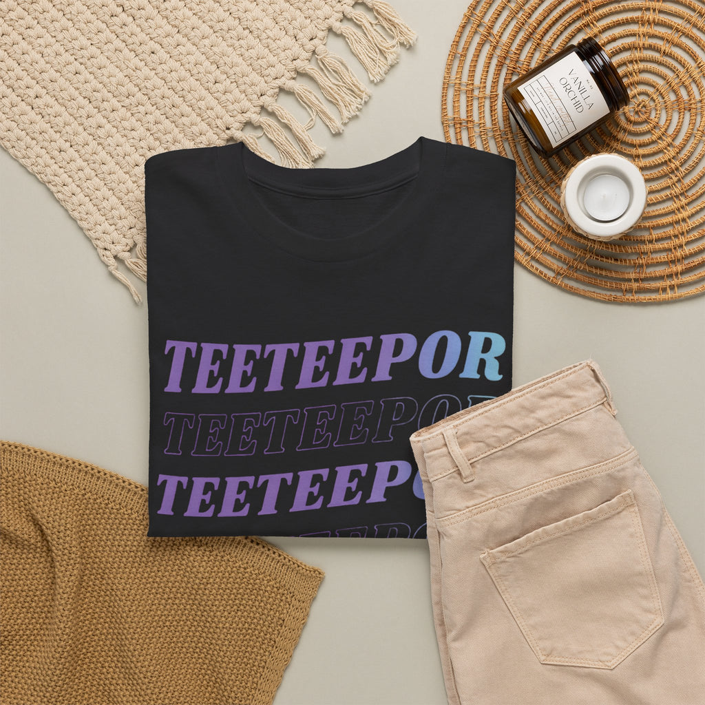 TeeteePor retro gradient t-shirt — Thai BL Duang With You fan merch, Domundi ship tee