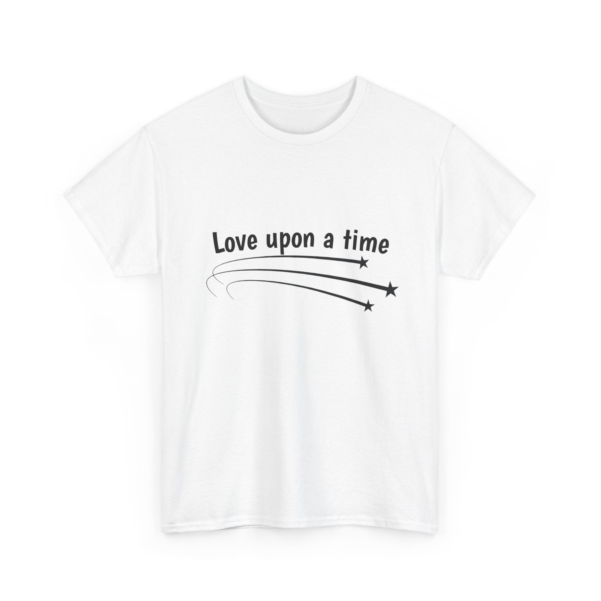 Love Upon a Time Shooting Stars t-shirt in white — Thai BL NetJJ and LatteKim series fan merch