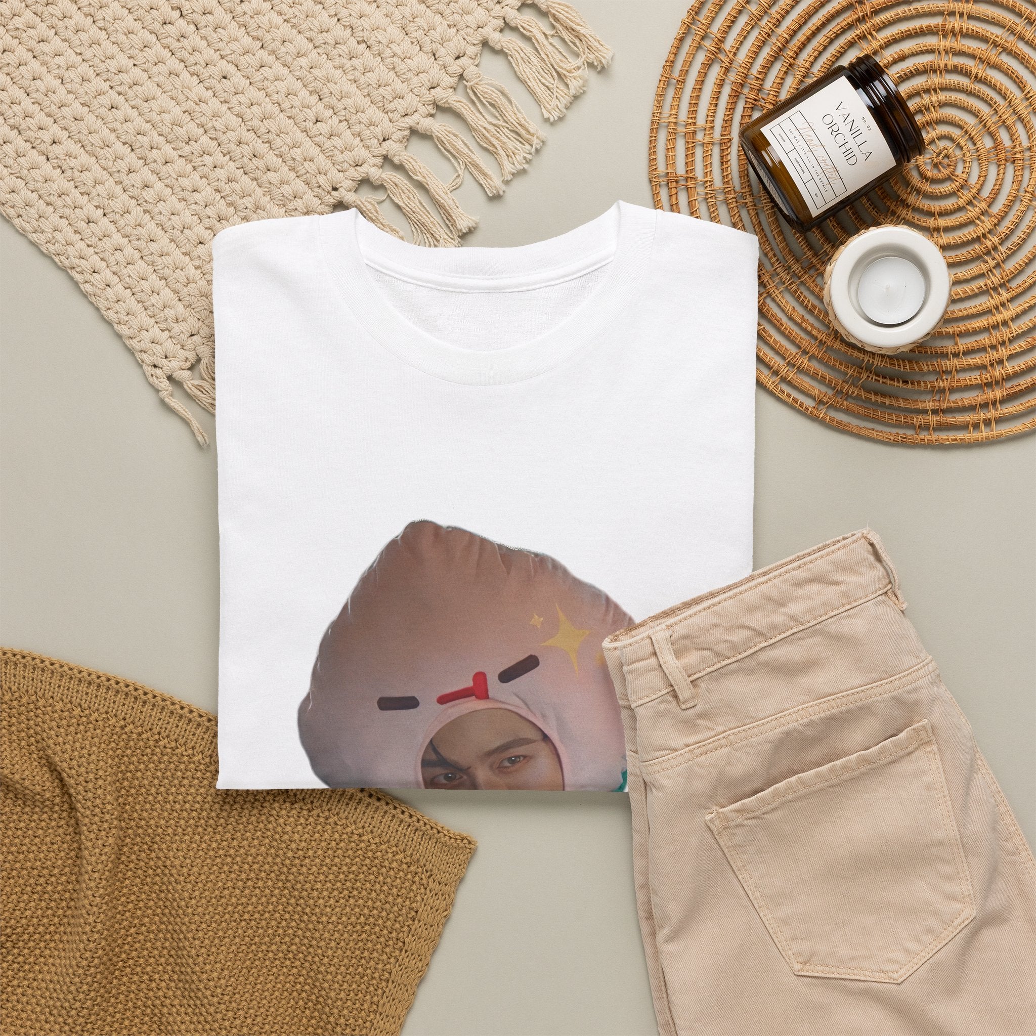 Pond as Thee 'Theerakit K. Lee' t-shirt in white — PondPhuwin 'Me and Thee' fan merch