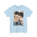 Duang With You chibi couple tee in Light Blue, front print – TeeteePor Thai BL merch