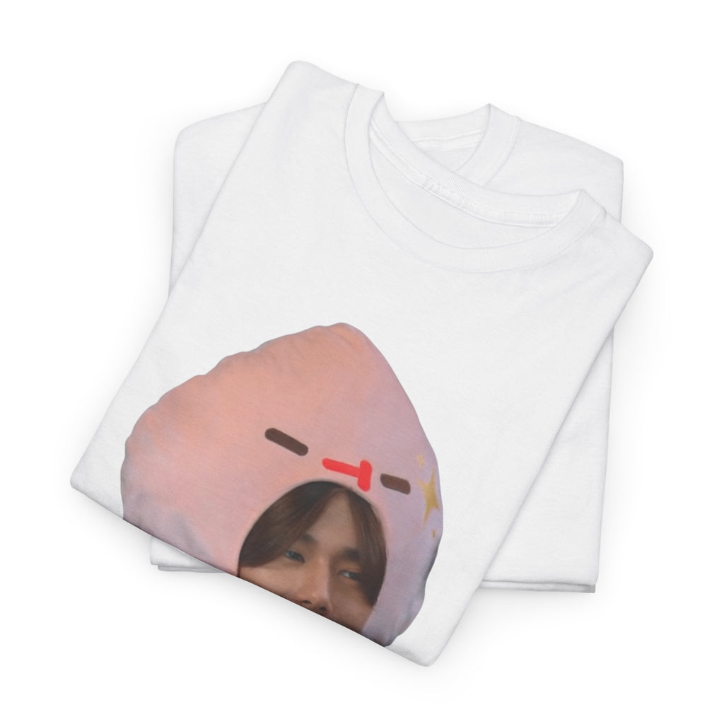 'Look Peach' Phuwin as Peach t-shirt in white — PondPhuwin Me and Thee fan merch