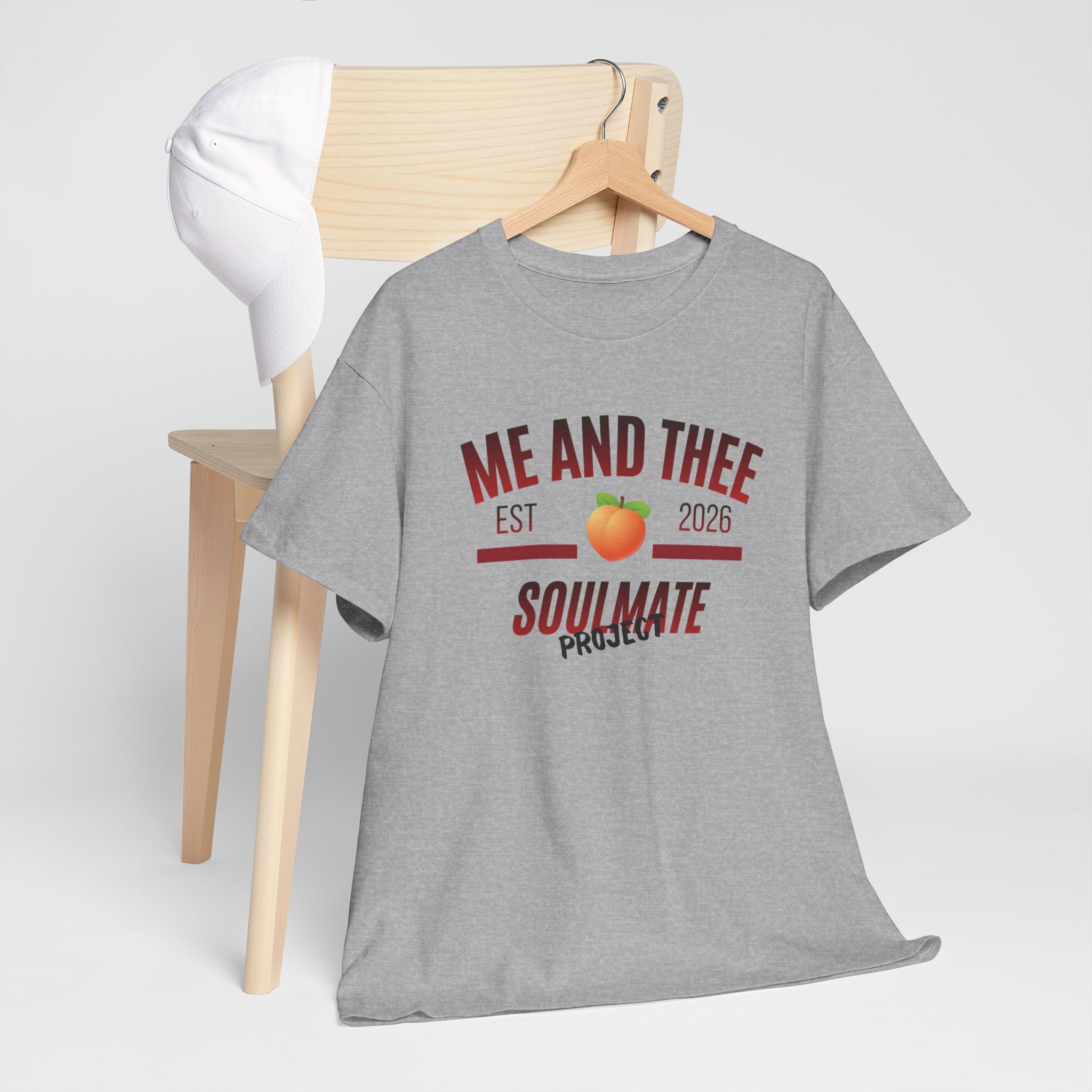 Me and Thee 'Soulmate Project' t-shirt in sport grey — PondPhuwin Thai BL fan merch