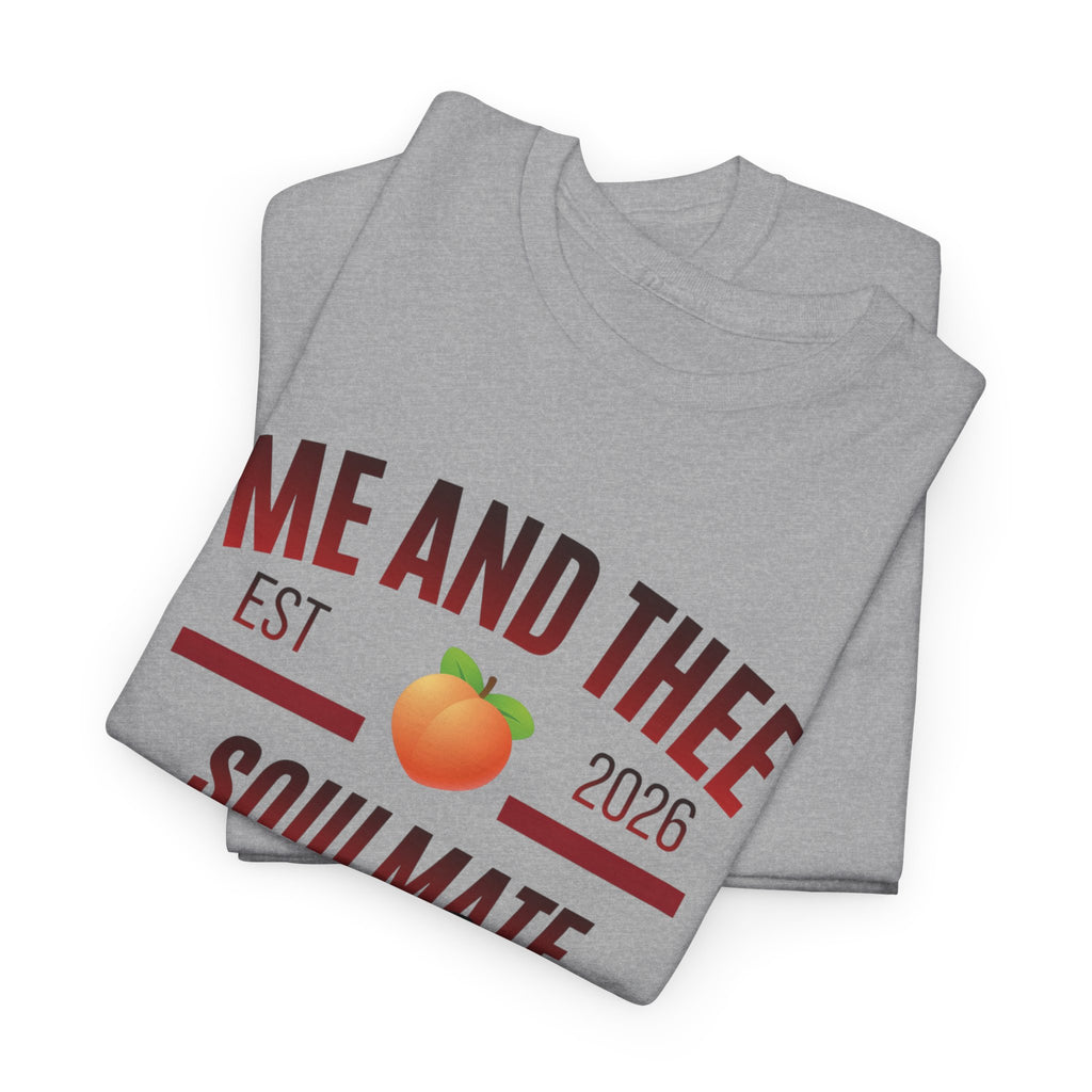 Me and Thee 'Soulmate Project' t-shirt in sport grey — PondPhuwin Thai BL fan merch