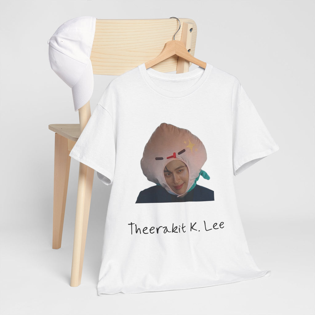 Pond as Thee 'Theerakit K. Lee' t-shirt in white — PondPhuwin 'Me and Thee' fan merch