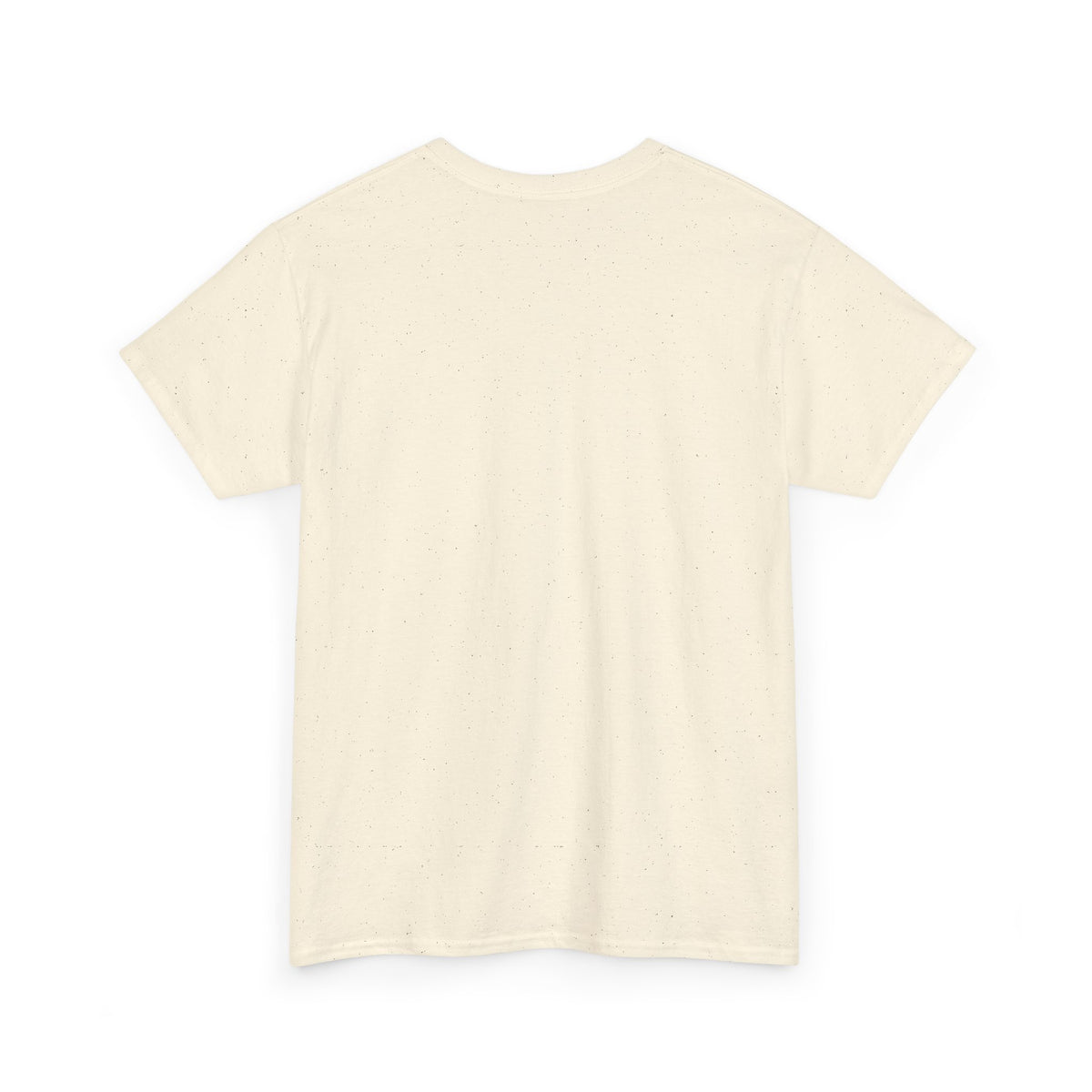 Natural colour option – blank front of the Duang With You TeeteePor unisex cotton tee