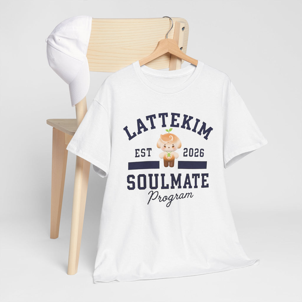 LatteKim Soulmate Program Varsity T-Shirt