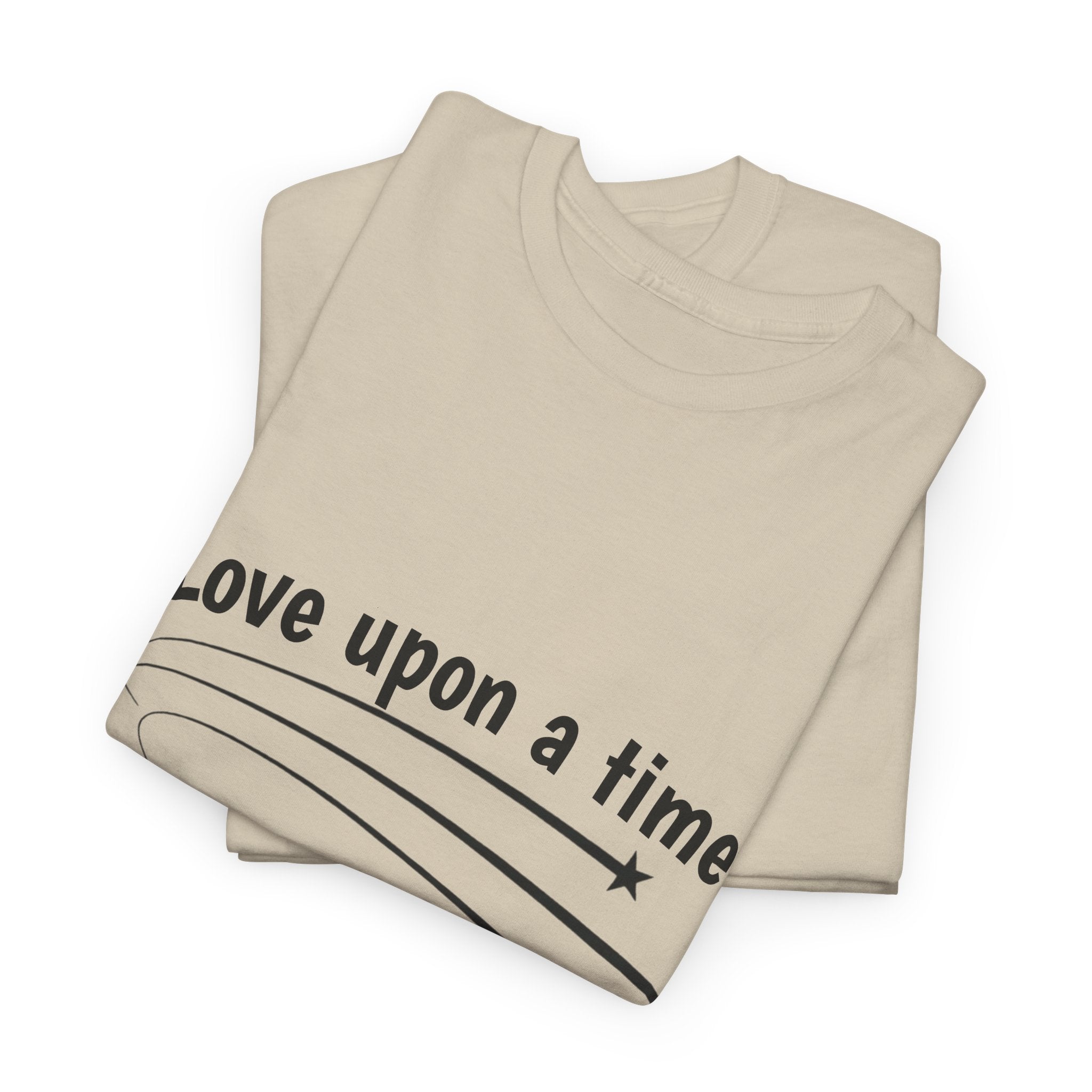 Folded sand Love Upon a Time Shooting Stars t-shirt — Thai BL series fan merch