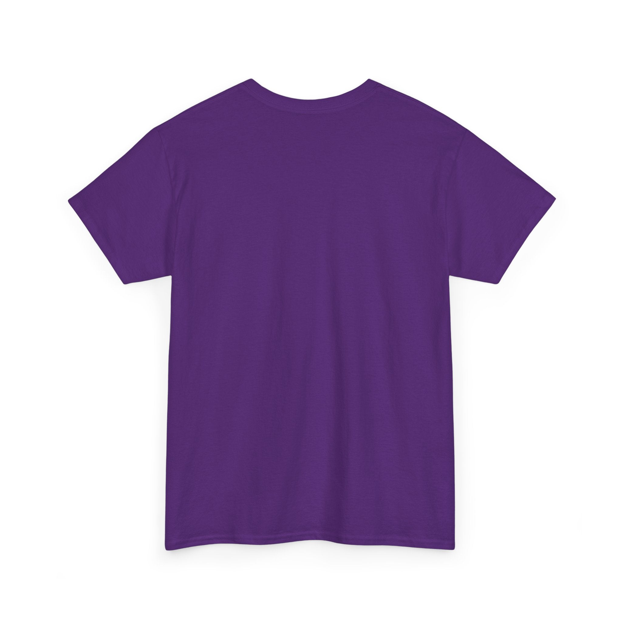 PondPhuwin 'Permpoon' bear mascot print on a purple unisex t-shirt (Thai BL fan merch), front view