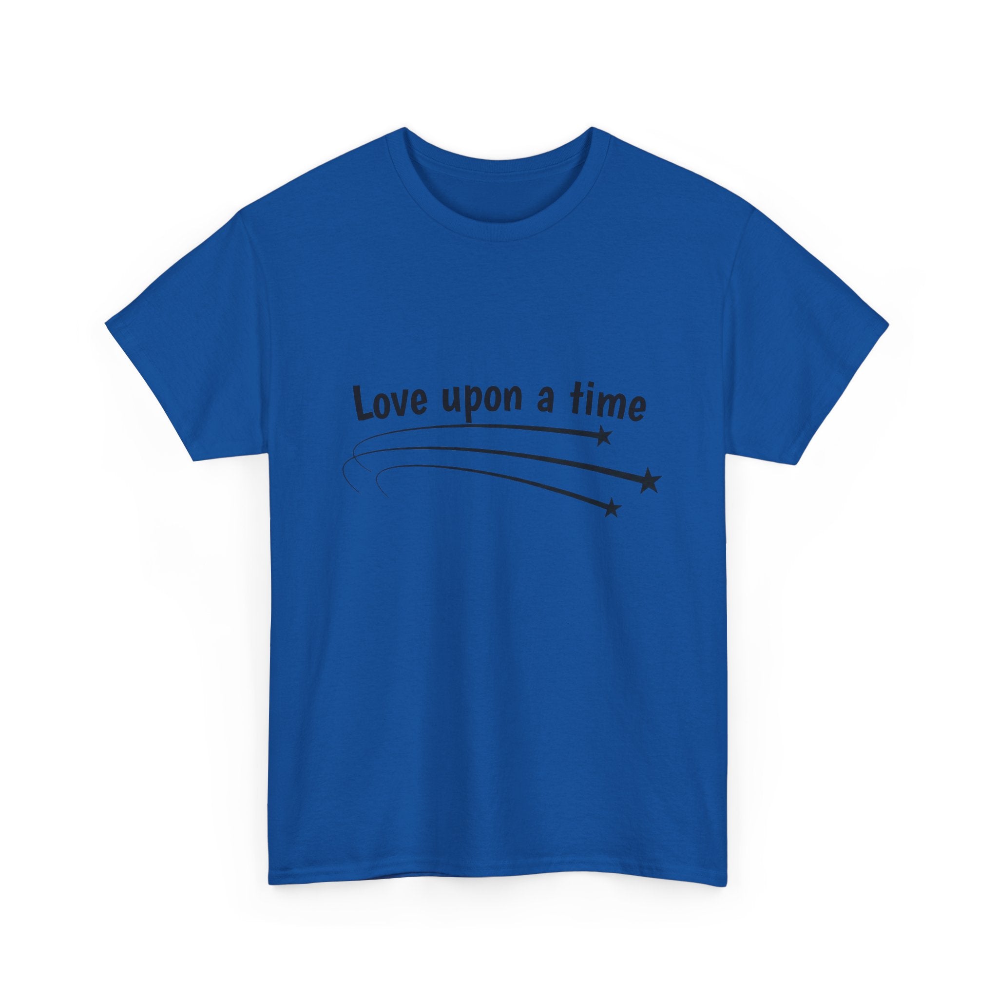 Love Upon a Time Shooting Stars t-shirt in royal blue — Thai BL NetJJ and LatteKim series fan merch