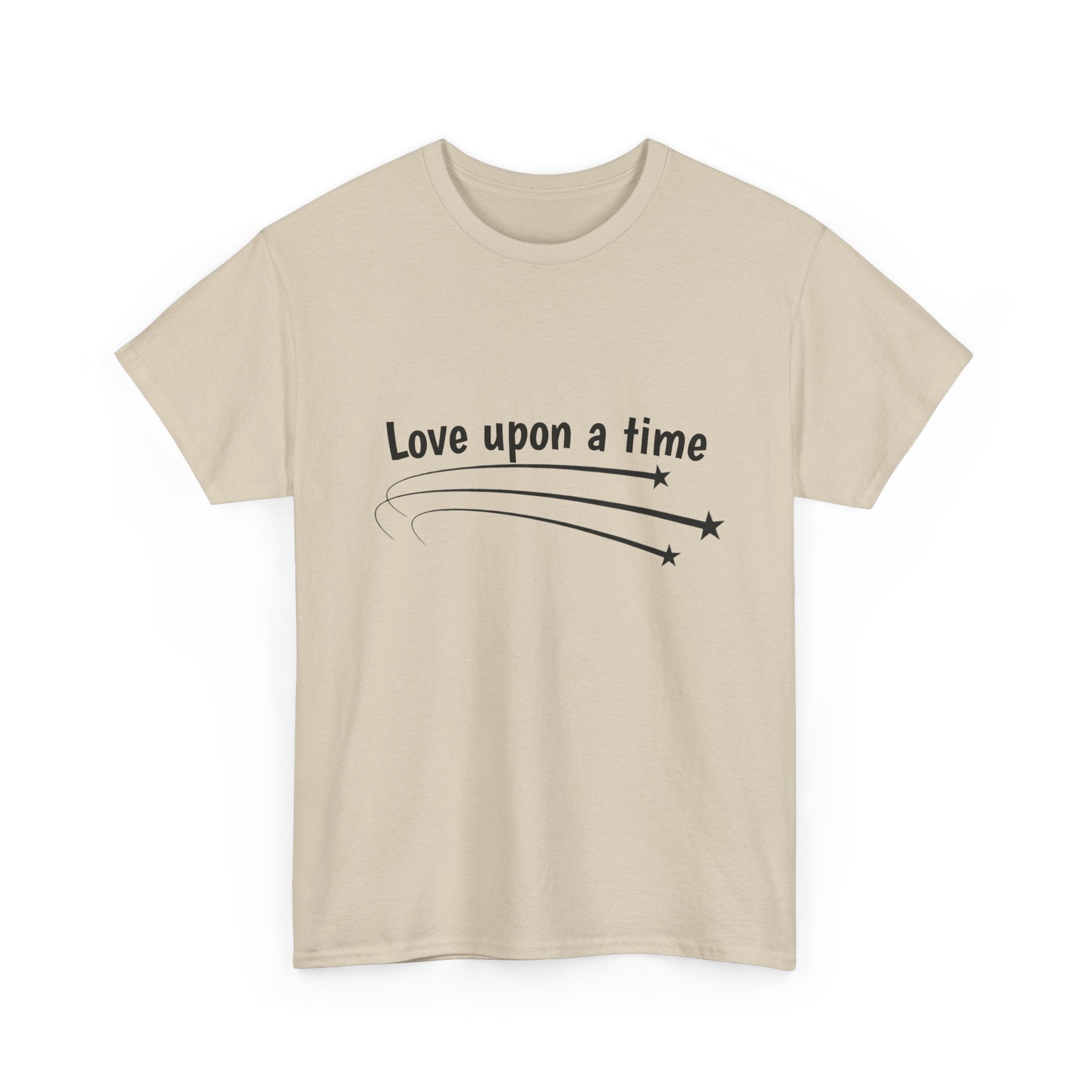 Love Upon a Time Shooting Stars t-shirt in sand — Thai BL NetJJ and LatteKim series fan merch