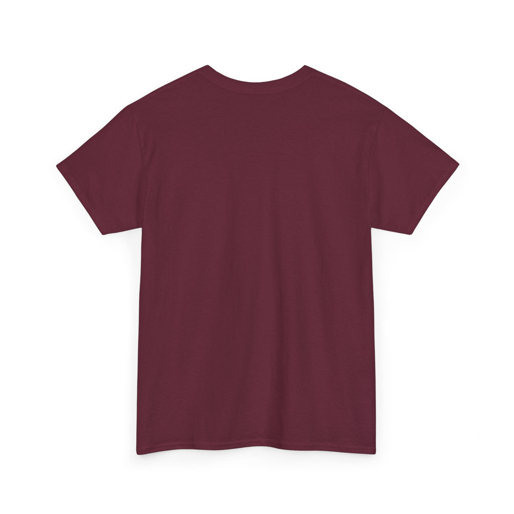 PondPhuwin 'Permpoon' bear mascot t-shirt in maroon — Thai BL fan merch