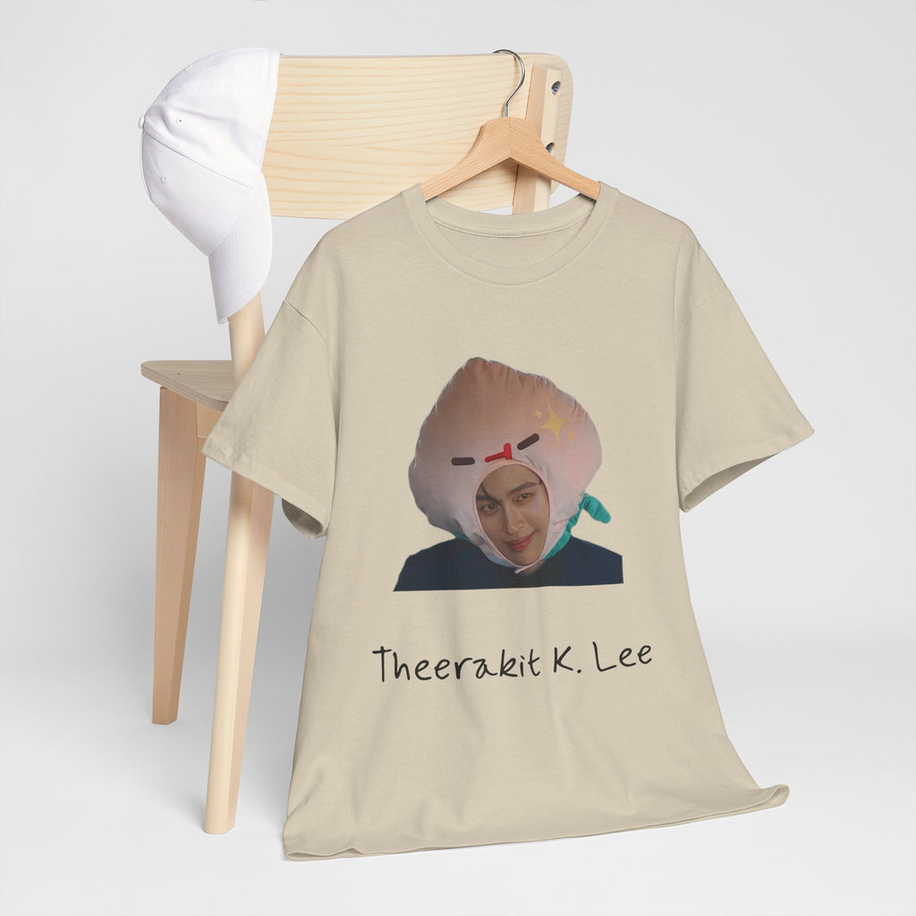 Pond as Thee 'Theerakit K. Lee' t-shirt in natural — PondPhuwin 'Me and Thee' fan merch