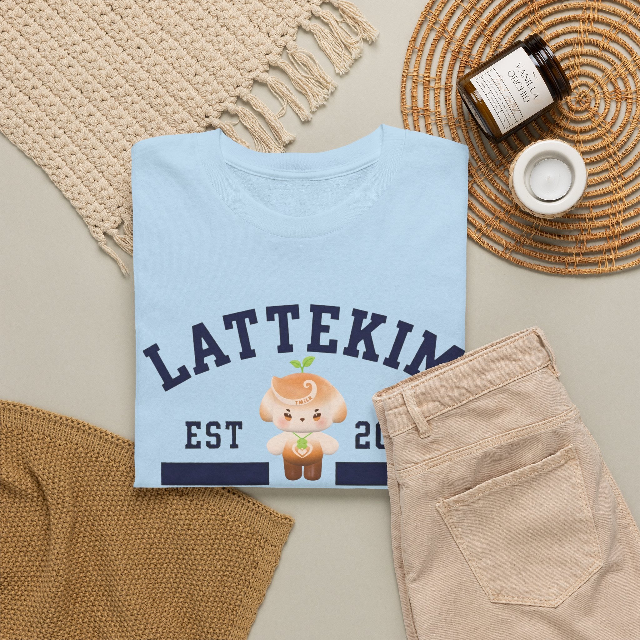 LatteKim Soulmate Program Varsity T-Shirt