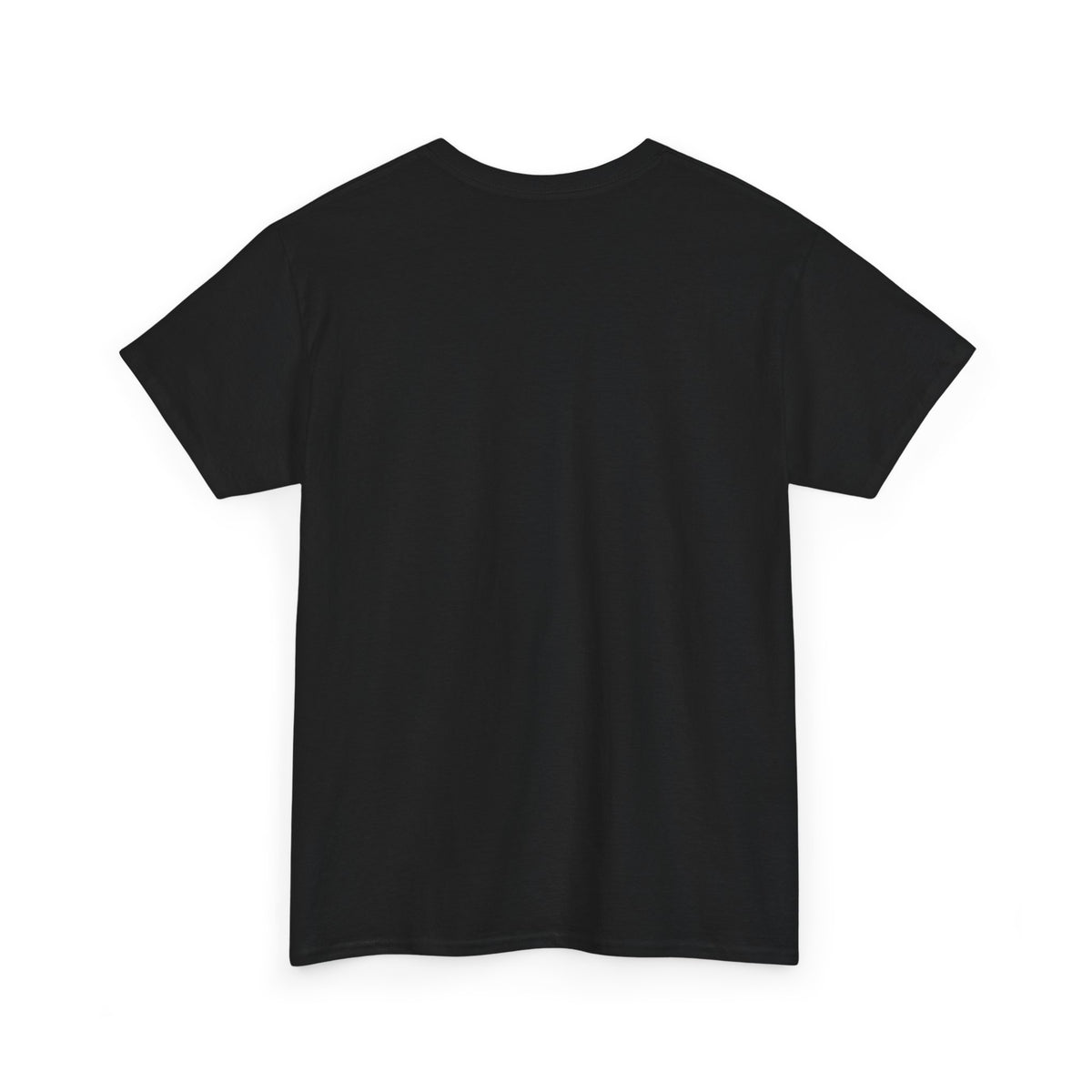 Black colour option – blank front of the Duang With You TeeteePor unisex cotton tee