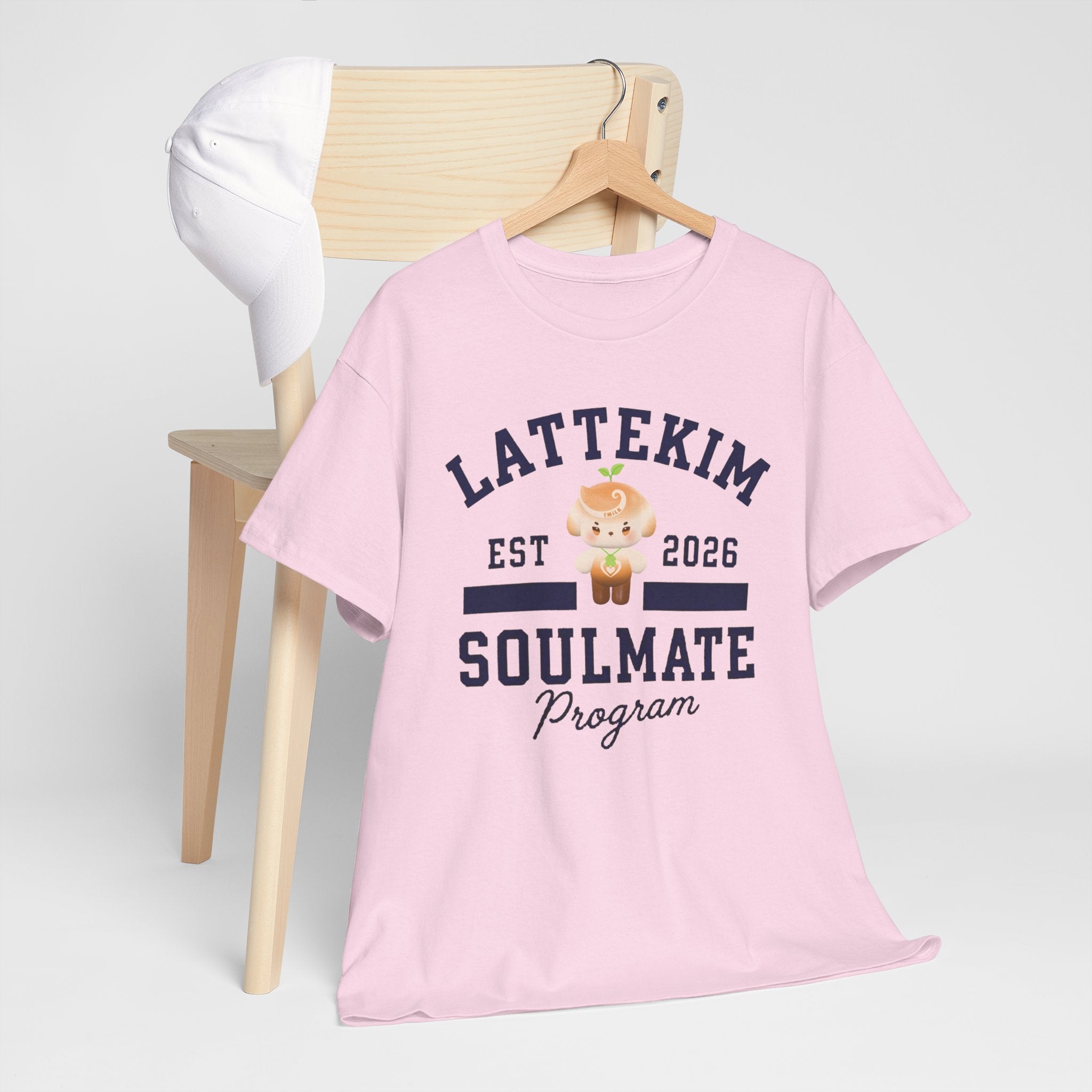 LatteKim Soulmate Program Varsity T-Shirt