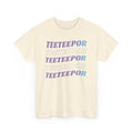 TeeteePor retro gradient t-shirt in natural — Thai BL Duang With You fan merch, Domundi ship tee