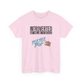 Introverted but willing to discuss TeeteePor slogan tee in Light Pink, front print – Thai BL fan merch