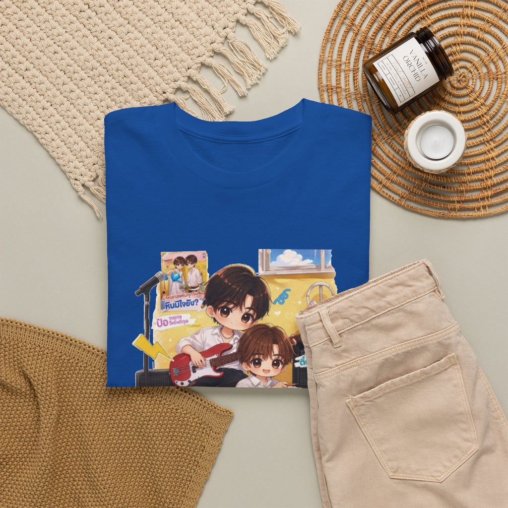 Royal Duang With You TeeteePor series tee, flat-lay styled with neutral props