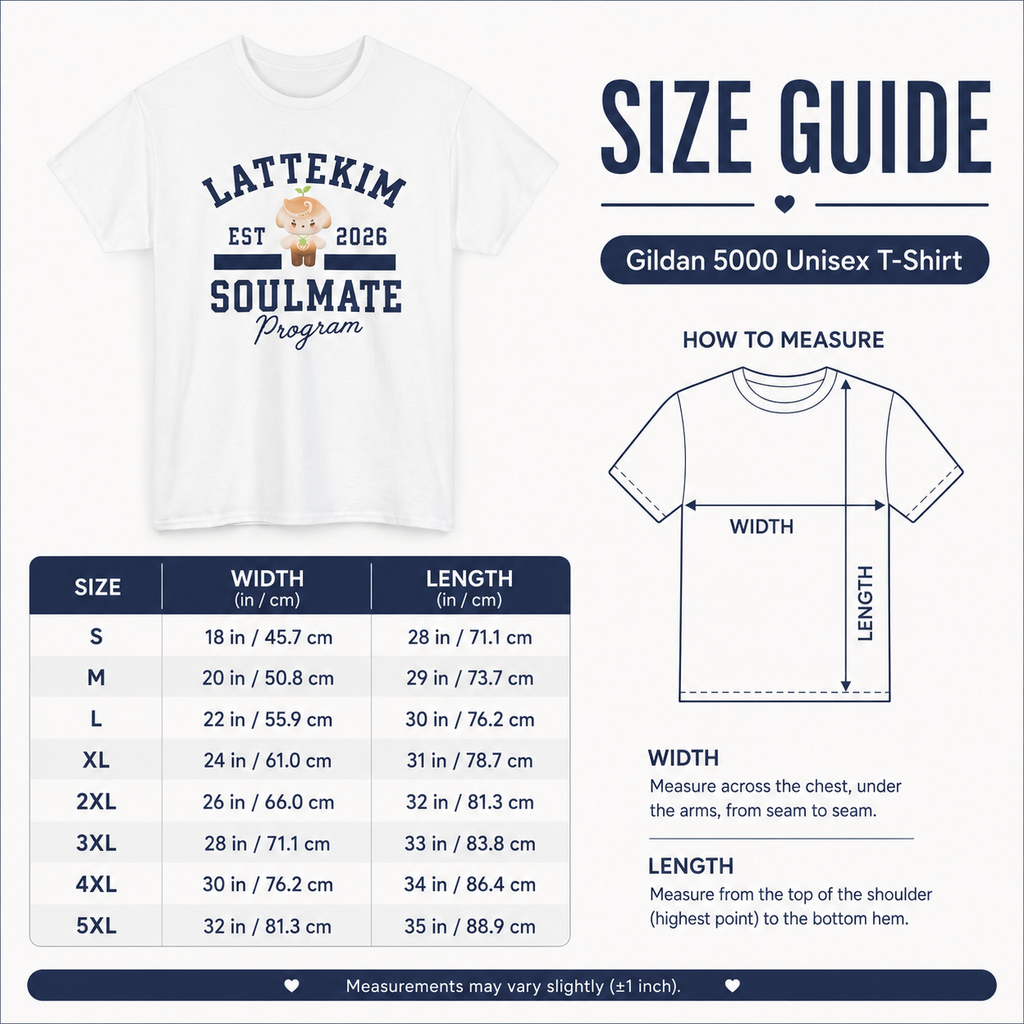 LatteKim Soulmate Program Varsity T-Shirt